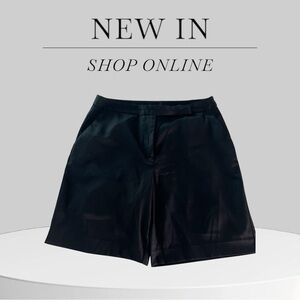 Talbots Elegant Black Women's Shorts Size 10 great condition Stretch